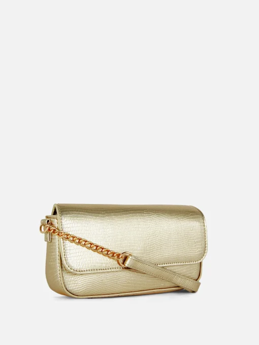 Bandolera Con Efecto Piel De Serpiente