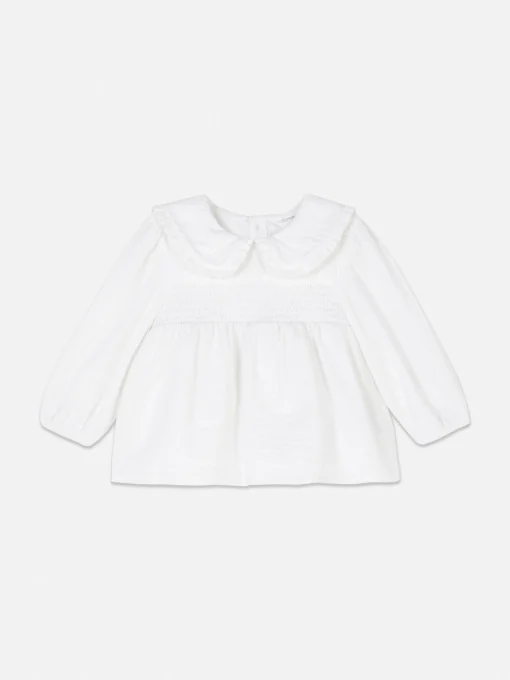 Blusa Con Cuello Fruncido