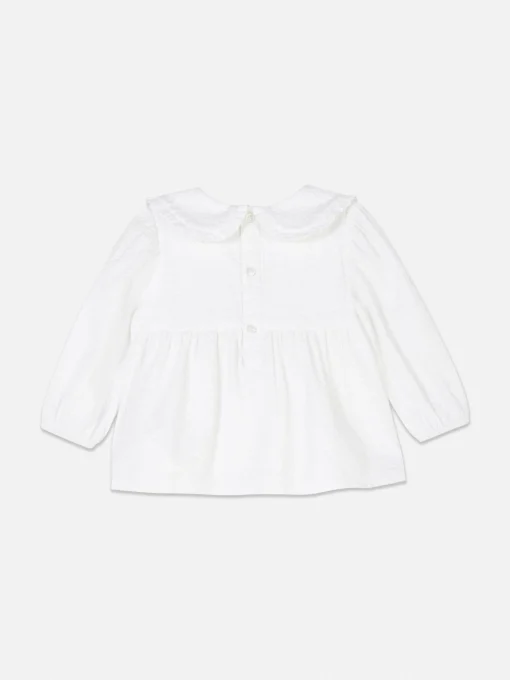 Blusa Con Cuello Fruncido