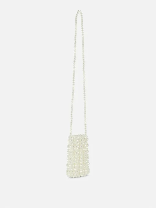 Bolso Para Móvil Con Perlas Sintéticas