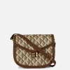Bolso Saddle Con Monograma Gráfico
