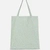 Bolso Shopper De Lona De Algodón Con Diseño Floral