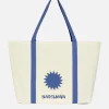 Bolso Shopper De Lona Extragrande Con Diseño Urbano