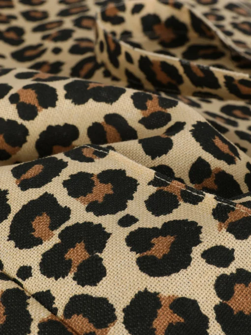 Bolso Tote Con Estampado Animal