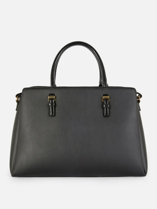 Bolso Tote De Mano De Piel Sintética Extraíble