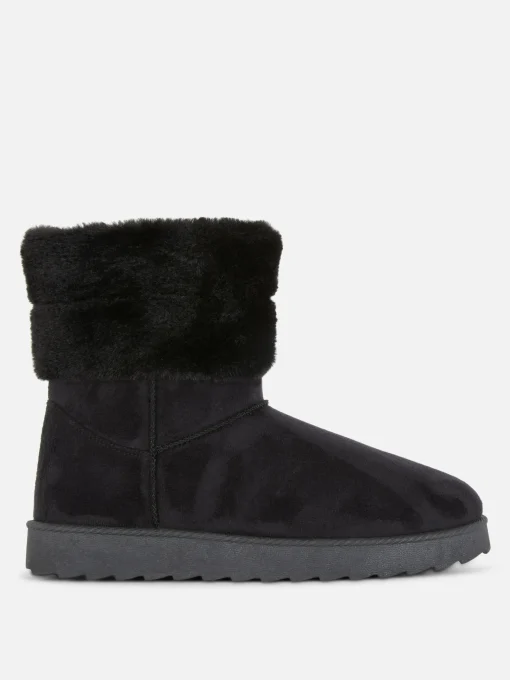 Botas Con Forro De Pelo Sintético