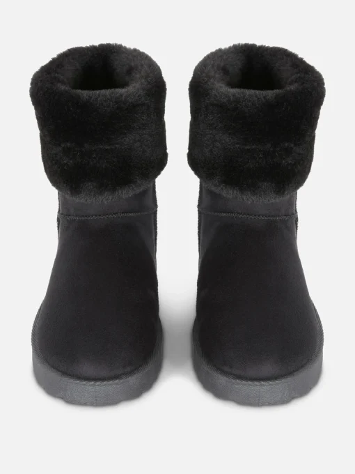 Botas Con Forro De Pelo Sintético