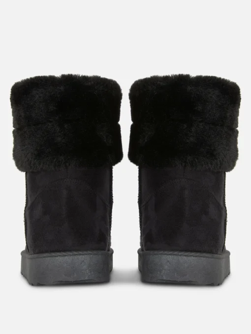 Botas Con Forro De Pelo Sintético