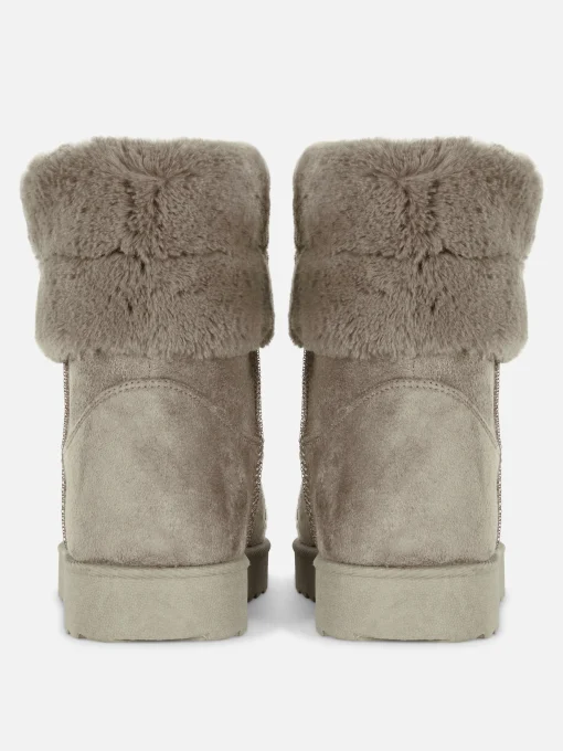 Botas Con Forro De Pelo Sintético