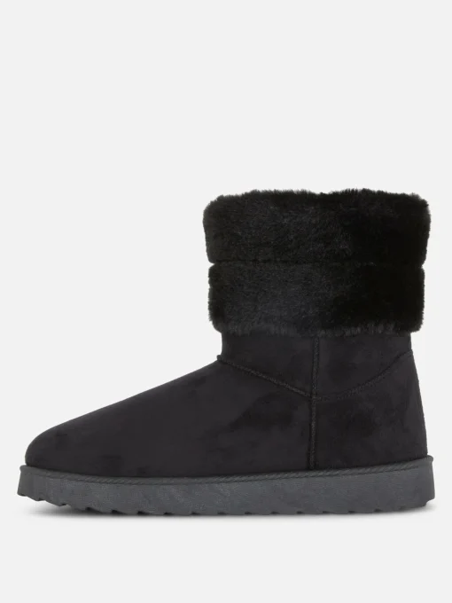 Botas Con Forro De Pelo Sintético