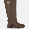 Botas De Motorista De Punta Cuadrada