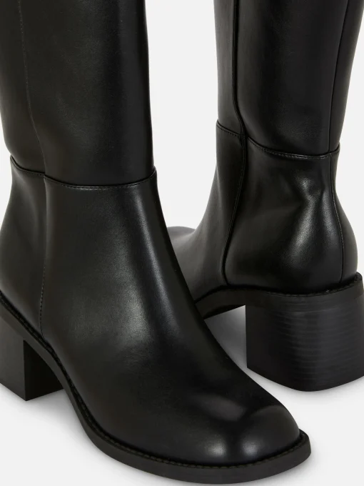 Botas De Tacón Hasta La Rodilla