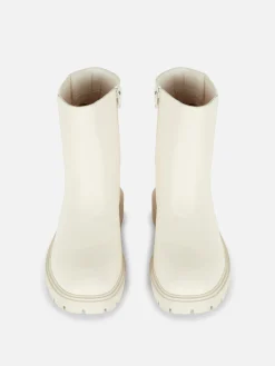Botines Chelsea Con Cremallera Lateral