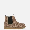 Botines De Leopardo Con Cremallera