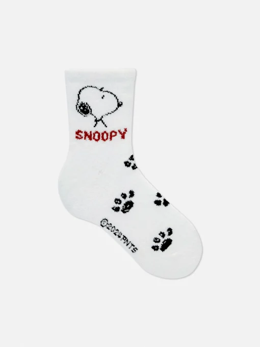 Calcetines Cómodos De Snoopy De Peanuts