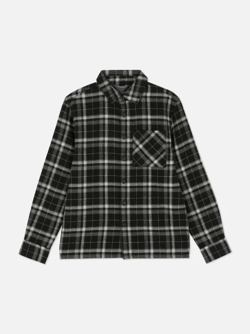 Camisa A Cuadros Con Botones