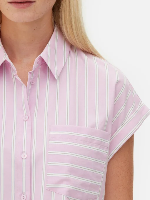 Camisa Corta De Manga Corta