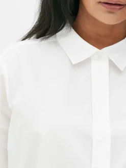 Camisa De Popelina De Premamá