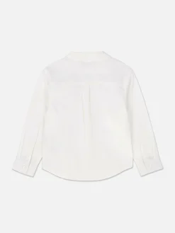 Camisa Oxford De Manga Larga Para Niño Pequeño
