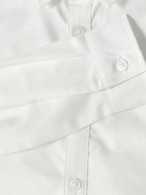 Camisa Oxford De Manga Larga Para Niño Pequeño