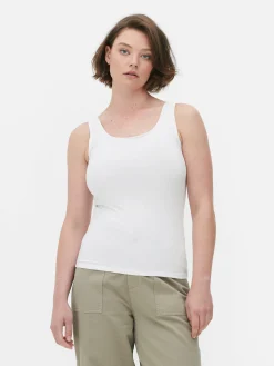 Camiseta Clásica Sin Mangas De Algodón