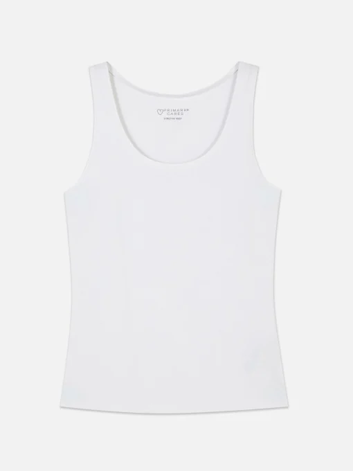 Camiseta Clásica Sin Mangas De Algodón