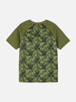 Camiseta Con El Logotipo De Minecraft