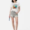 Camiseta Con Estampado Gráfico De Keith Haring