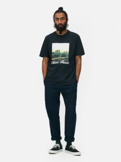 Camiseta Con Estampado Gráfico De «Miami, Florida»