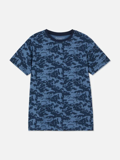 Camiseta De Manga Corta Con Estampado Gráfico
