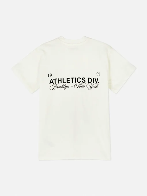 Camiseta De Manga Corta Y Estampado Deportivo