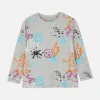 Camiseta De Manga Larga Con Estampado Gráfico