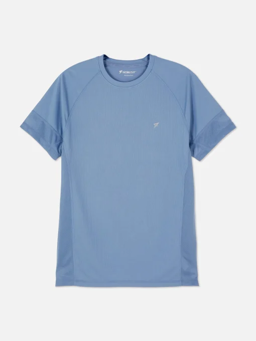 Camiseta Deportiva Con Cuello Redondo