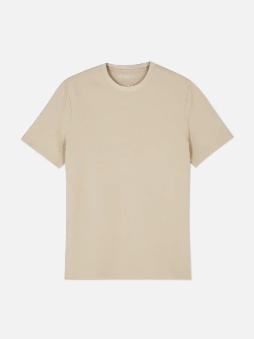 Camiseta En Tejido Otomán Acanalado