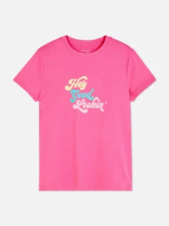 Camiseta Estampada Con Mensaje