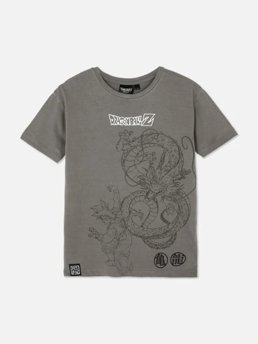 Camiseta Gráfica De Manga Corta De Dragon Ball Z