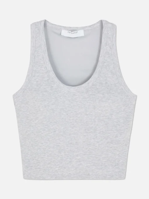 Camiseta Sin Mangas Con Escote Amplio Y Sujetador