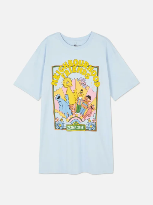 Camisón Largo Extragrande De Barrio Sésamo