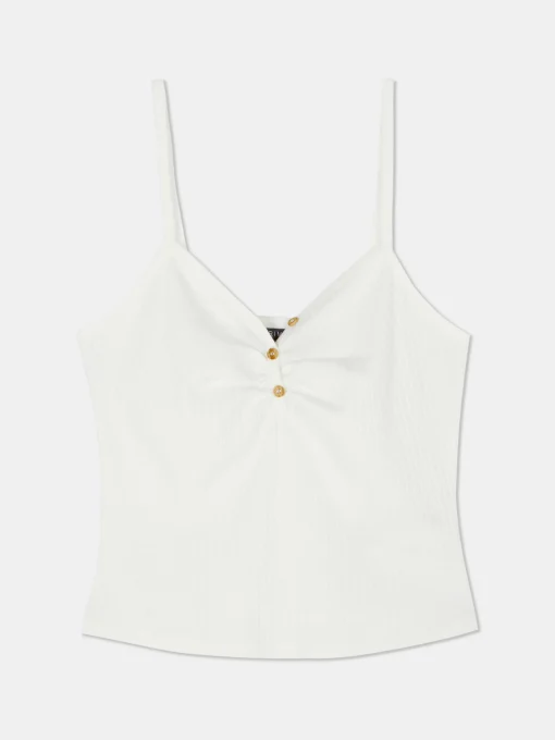 Camisola Con Cuello Henley