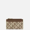 Cartera Con Cremallera Y Monograma