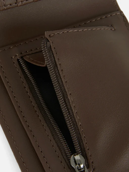Cartera Plegable De Piel Sintética