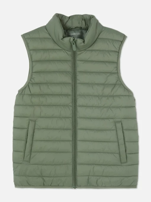 Chaleco Acolchado Con Cremallera