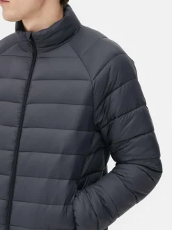 Chaqueta Acolchada De Cuello Chimenea Essential