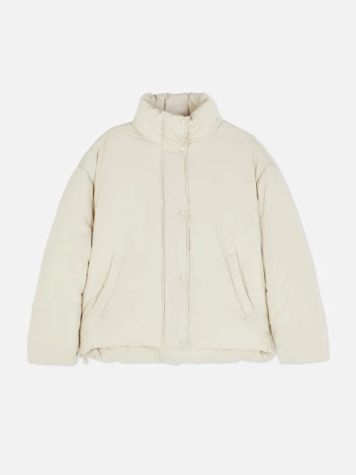 Chaqueta Acolchada De Cuello Alto
