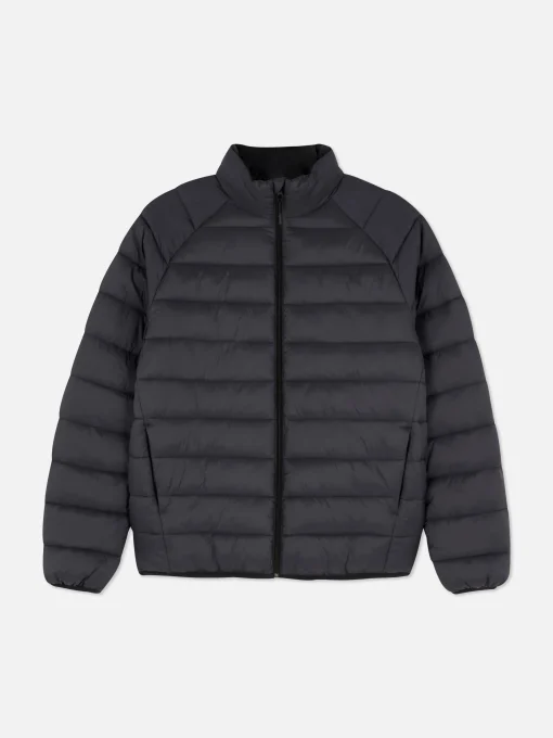 Chaqueta Acolchada De Cuello Chimenea Essential