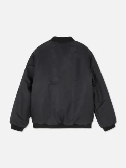 Chaqueta Bómber Con Cremallera