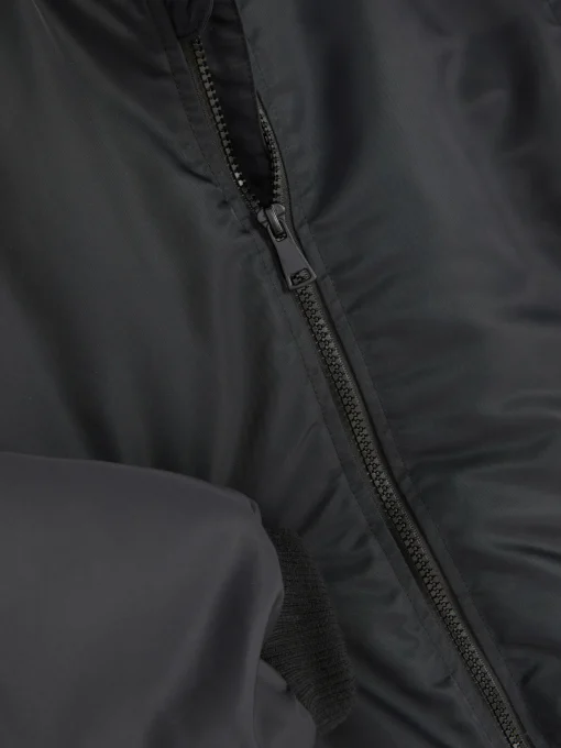 Chaqueta Bómber Con Cremallera