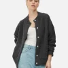 Chaqueta Bómber De Punto Extragrande