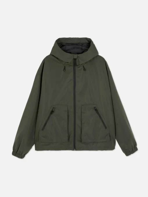 Chaqueta Cortavientos Con Capucha