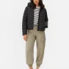 Chaqueta Ligera Acolchada Con Capucha